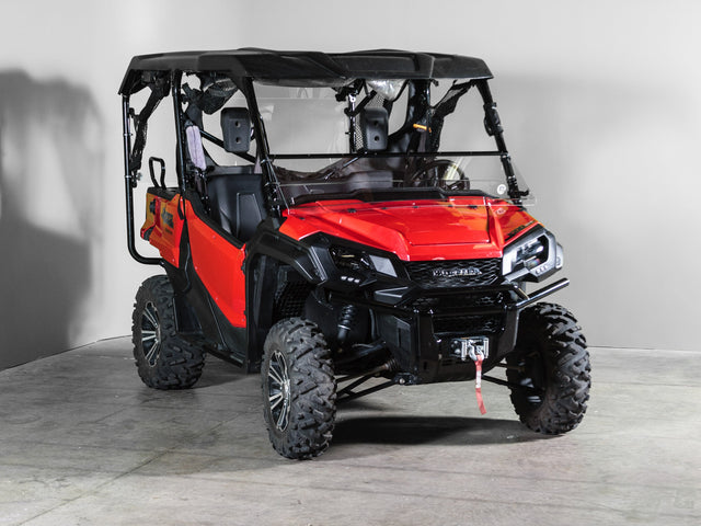 Photo of TK00319 HONDA PIONEER 1000 TILTING UTV WINDSHIELD - STANDARD 3/16" - FOR SOFT OR NO TOP by TerraRider UTV Windshields & Accessories - Premium for UTVs / Side by Sides