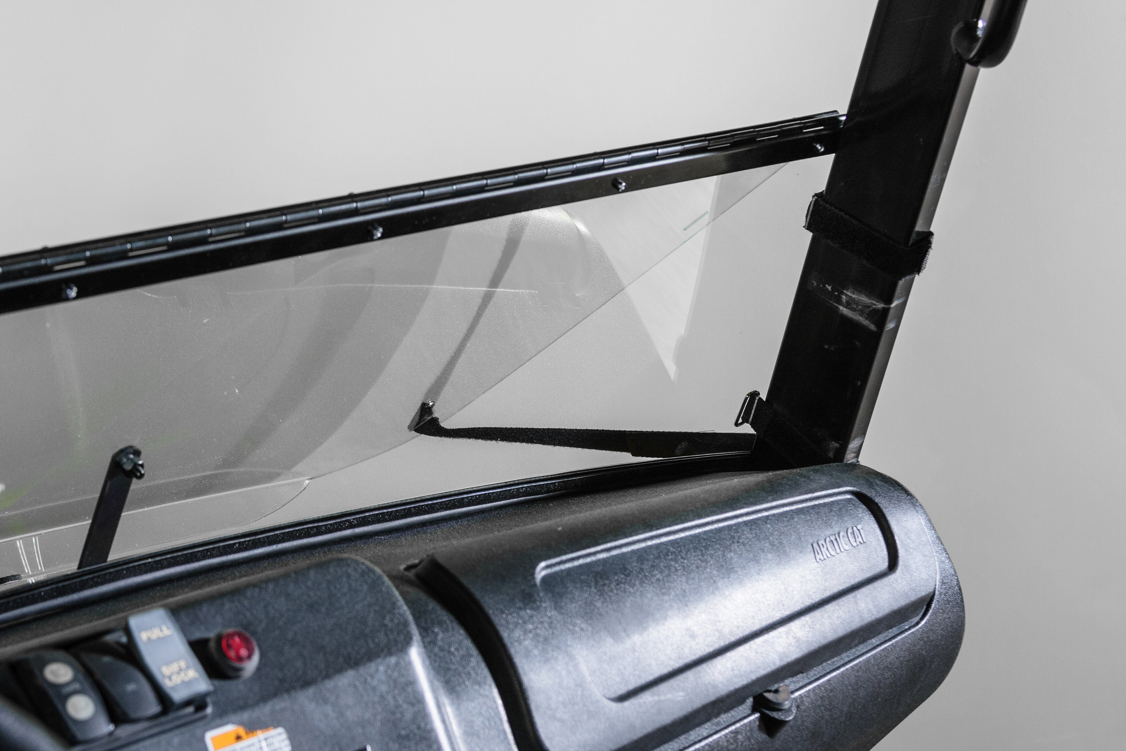 Photo of 2006-2010 ARCTIC CAT PROWLER TILTING UTV WINDSHIELD - FOR FACTORY HARD TOP (TK00105, TK00215 & TK00388) by TerraRider UTV Windshields & Accessories - Premium for UTVs / Side by Sides