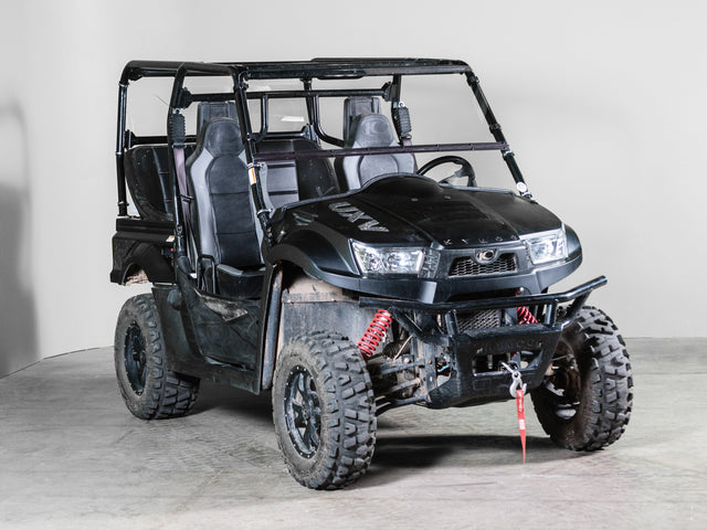 Photo of TK00665 2018+ KYMCO 700i, 2 AND 4 SEATER TILTING UTV WINDSHIELD - SCRATCH RESISTANT 3/16" - FOR SOFT OR NO TOP by TerraRider UTV Windshields & Accessories - Premium for UTVs / Side by Sides