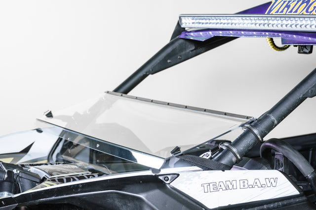 Photo of TK00509 CAN-AM MAVERICK X3 (WITHOUT INTRUSION BARS) TILTING UTV WINDSHIELD - STANDARD 3/16" - FOR SOFT OR NO TOP by TerraRider UTV Windshields & Accessories - Premium for UTVs / Side by Sides