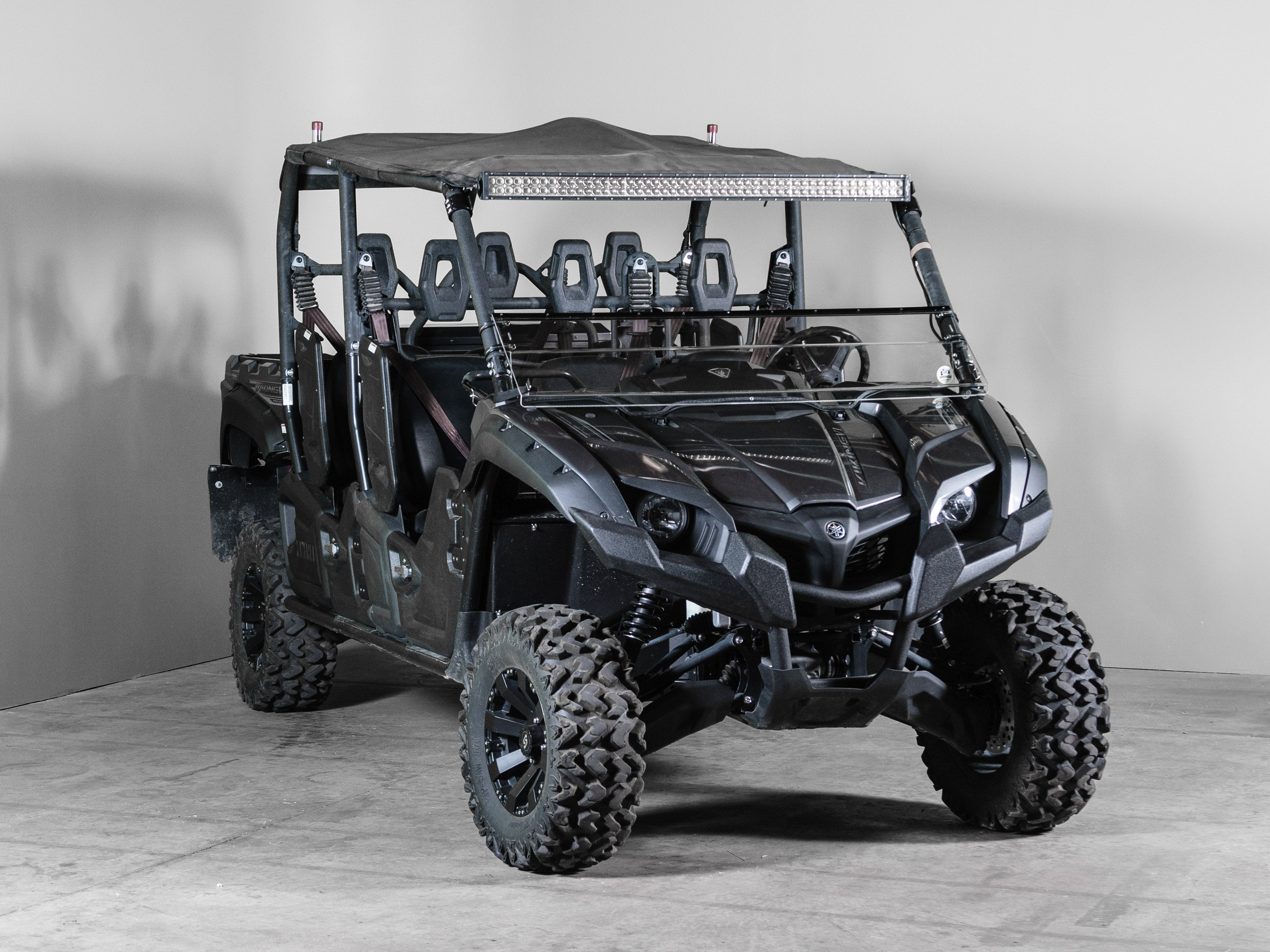 Photo of TK00218 YAMAHA VIKING TILTING UTV WINDSHIELD - STANDARD 3/16" - FOR SOFT OR NO TOP by TerraRider UTV Windshields & Accessories - Premium for UTVs / Side by Sides