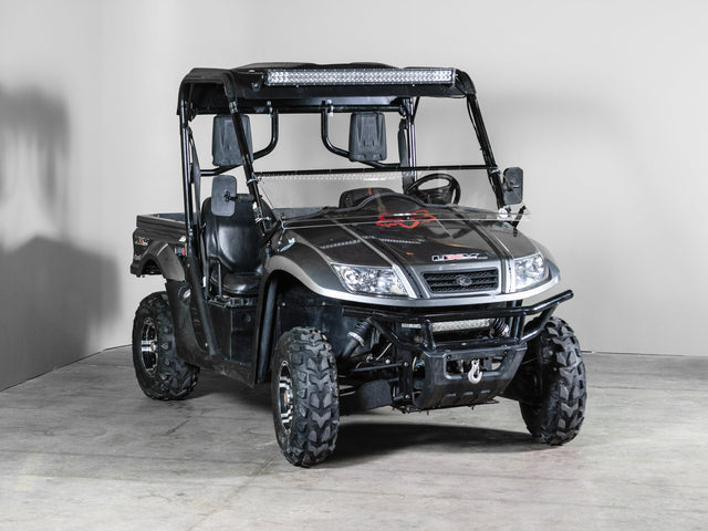 Photo of TK00674 2009-2013 KYMCO 700 TILTING UTV WINDSHIELD - SCRATCH RESISTANT 1/4" - FOR FACTORY HARD TOP by TerraRider UTV Windshields & Accessories - Premium for UTVs / Side by Sides
