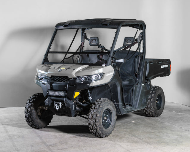 Photo of CAN-AM DEFENDER WITH PRO FIT FRAME TILTING UTV WINDSHIELD - FOR SOFT OR NO TOP (TK00253, TK00254 & TK00474) by TerraRider UTV Windshields & Accessories - Premium for UTVs / Side by Sides
