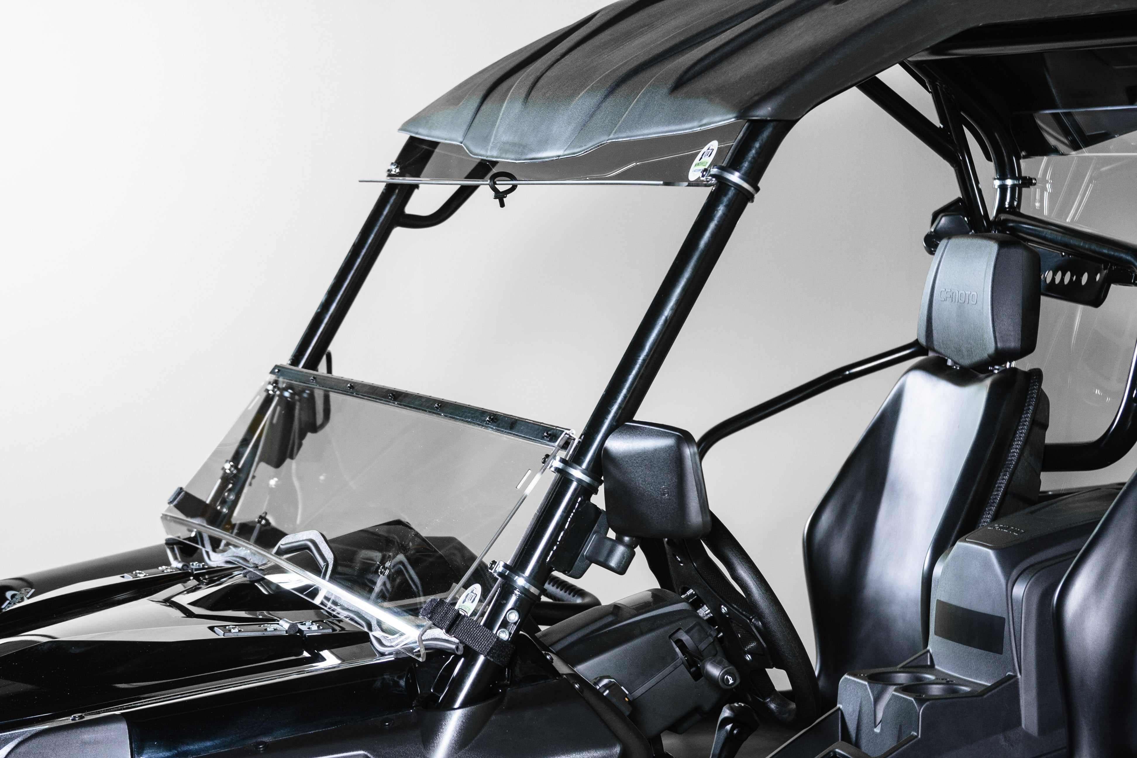 Photo of CFMOTO UFORCE 500/800 TILTING UTV WINDSHIELD WITH TINTED VISOR - FOR FACTORY HARD TOP (TK00138, TK00315 & TK00555) by TerraRider UTV Windshields & Accessories - Premium for UTVs / Side by Sides