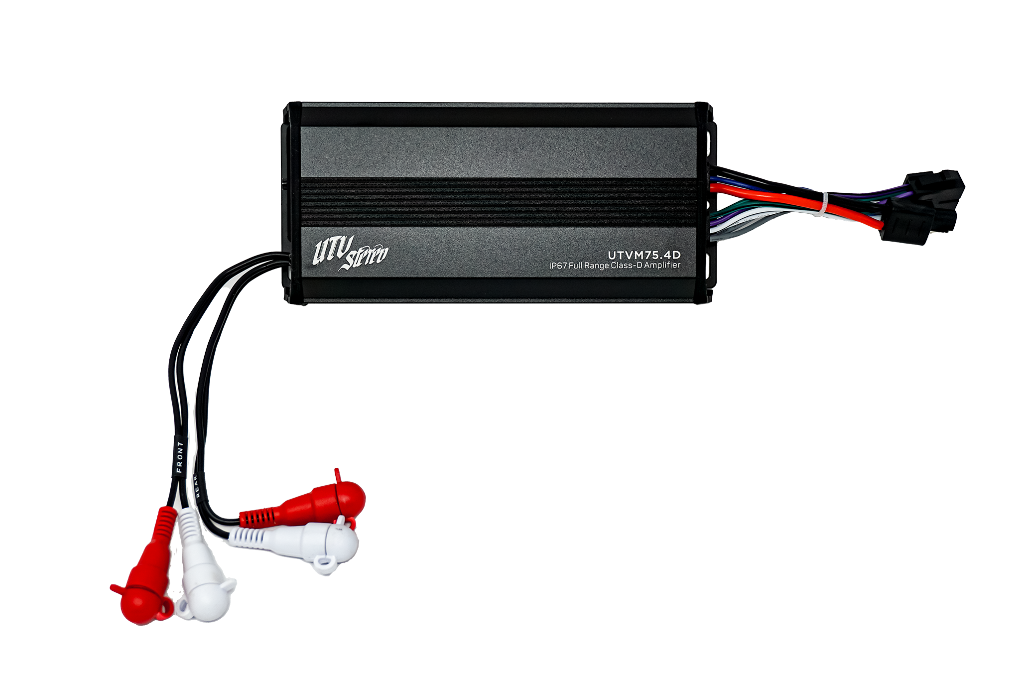 Photo of M-Series 600W 4-Channel Amplifier | UTVM-75.4D by UTV Stereo - Premium Marine Amplifier for UTVs / Side by Sides