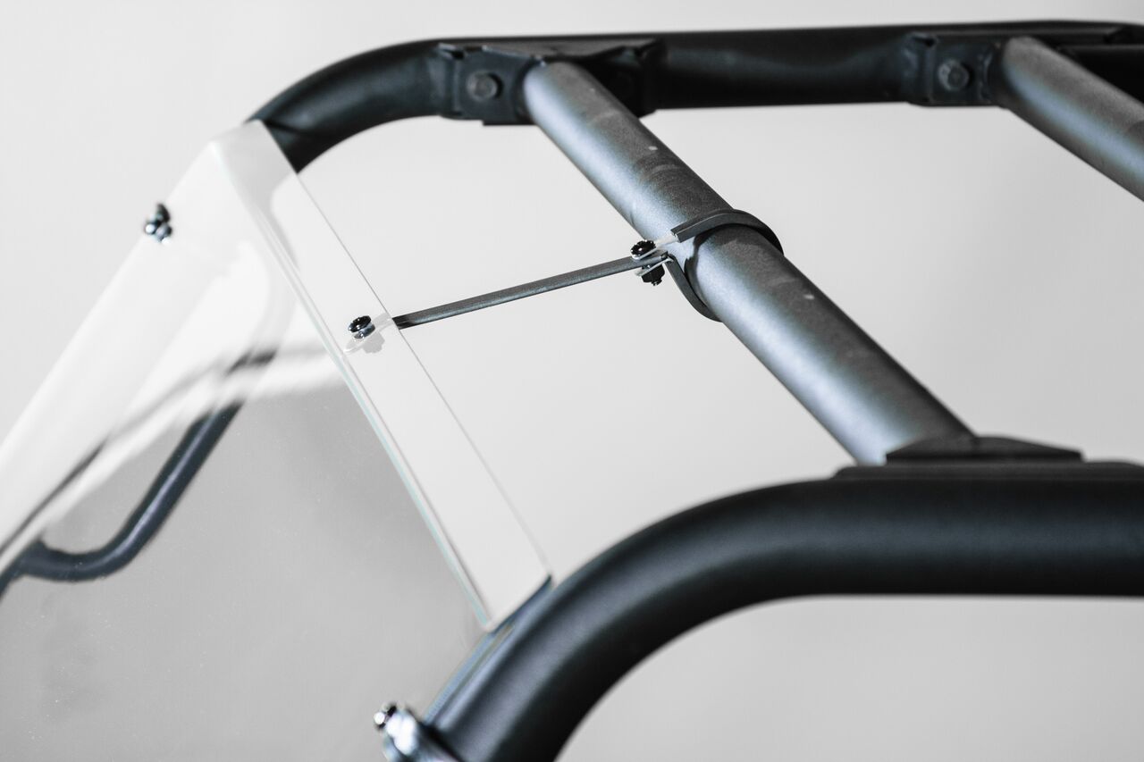 Photo of TK00164 2008-2009 KAWASAKI TERYX 2 SEATER FULL UTV WINDSHIELD - SCRATCH RESISTANT 3/16” by TerraRider UTV Windshields & Accessories - Premium for UTVs / Side by Sides