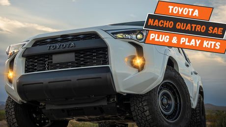 Photo of TOYOTA SAE PLUG N PLAY FOG KIT by Nacho Offroad Lighting - Premium for UTVs / Side by Sides