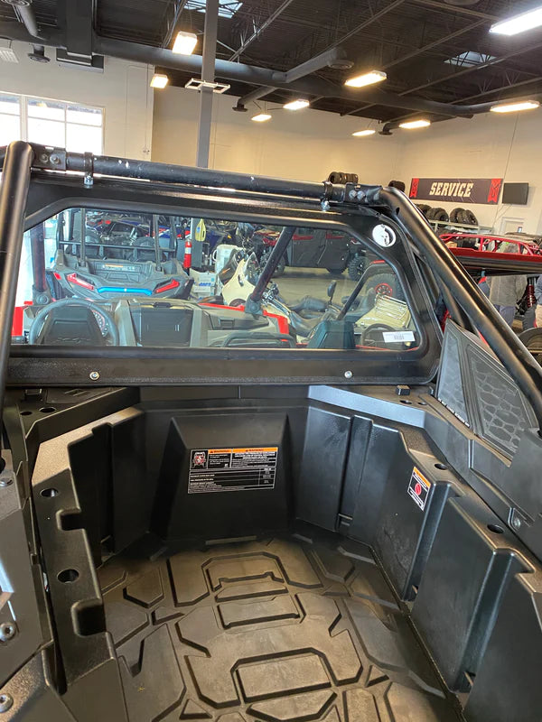Photo of Polaris RZR Pro XP/Turbo R Rear Glass Windshield (2019+) by Dirt Warrior Accessories - Premium Windshields for UTVs / Side by Sides