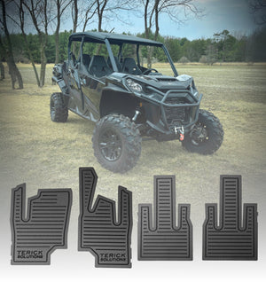 Can-Am Commander / Maverick Gen 2 Rubber Floor Mats | Terick Solutions