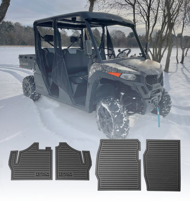 Photo of CFMOTO UFORCE 800XL Rubber Floor Mats by Terick Solutions - Premium UTV Rubber floor mats for UTVs / Side by Sides