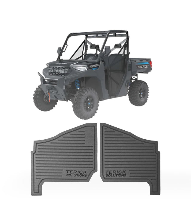 Photo of Polaris Ranger Base/EPS/Premium 1000 Rubber Floor Mats (NON XP MODELS) by Terick Solutions - Premium UTV Rubber floor mats for UTVs / Side by Sides