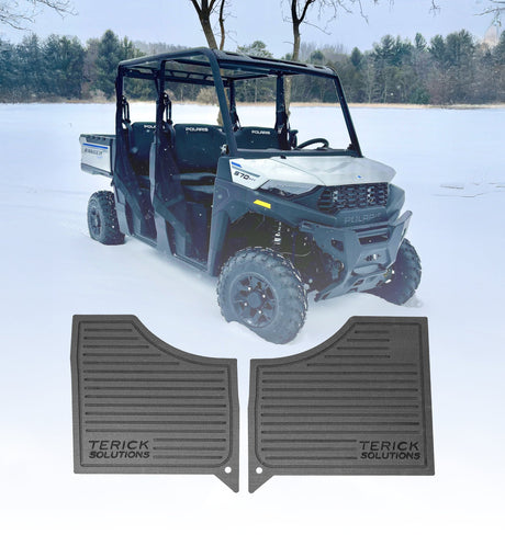 Photo of Polaris Ranger Mid Size 570 Rubber Floor Mats by Terick Solutions - Premium UTV Rubber floor mats for UTVs / Side by Sides