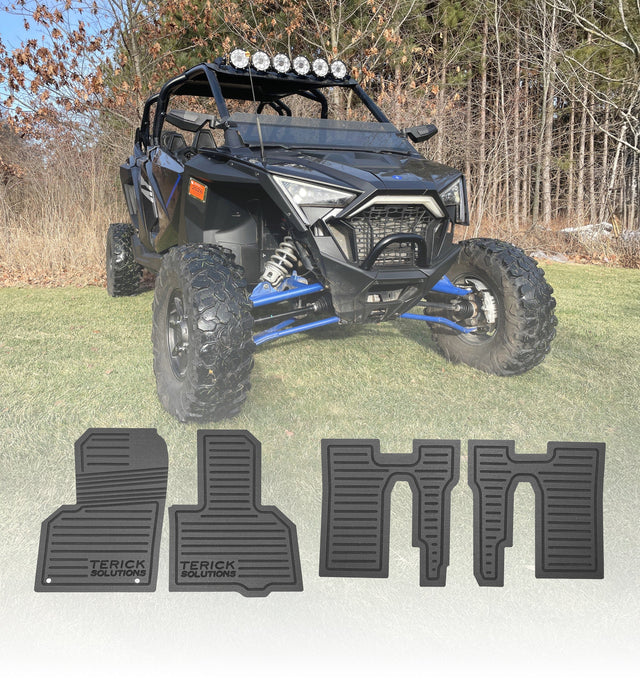 Photo of Polaris RZR PRO R Rubber Floor Mats by Terick Solutions - Premium UTV Rubber floor mats for UTVs / Side by Sides