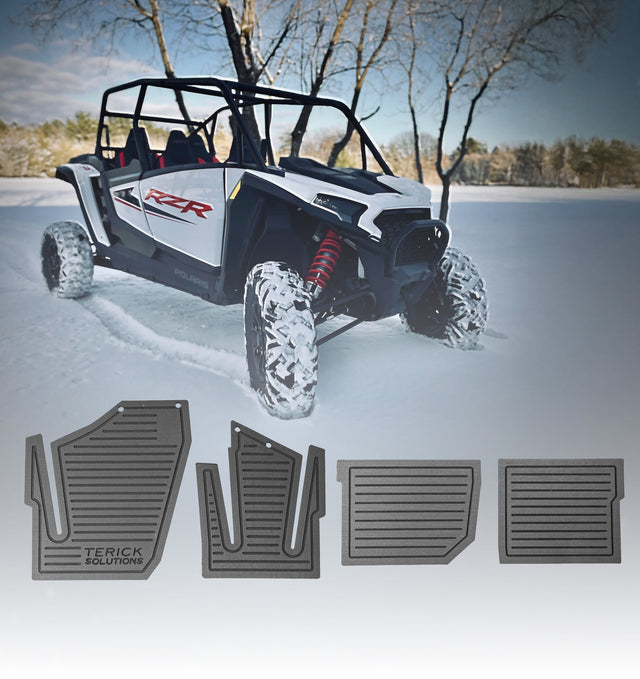 Photo of Polaris RZR XP 1000 Rubber Floor Mats by Terick Solutions - Premium UTV Rubber floor mats for UTVs / Side by Sides