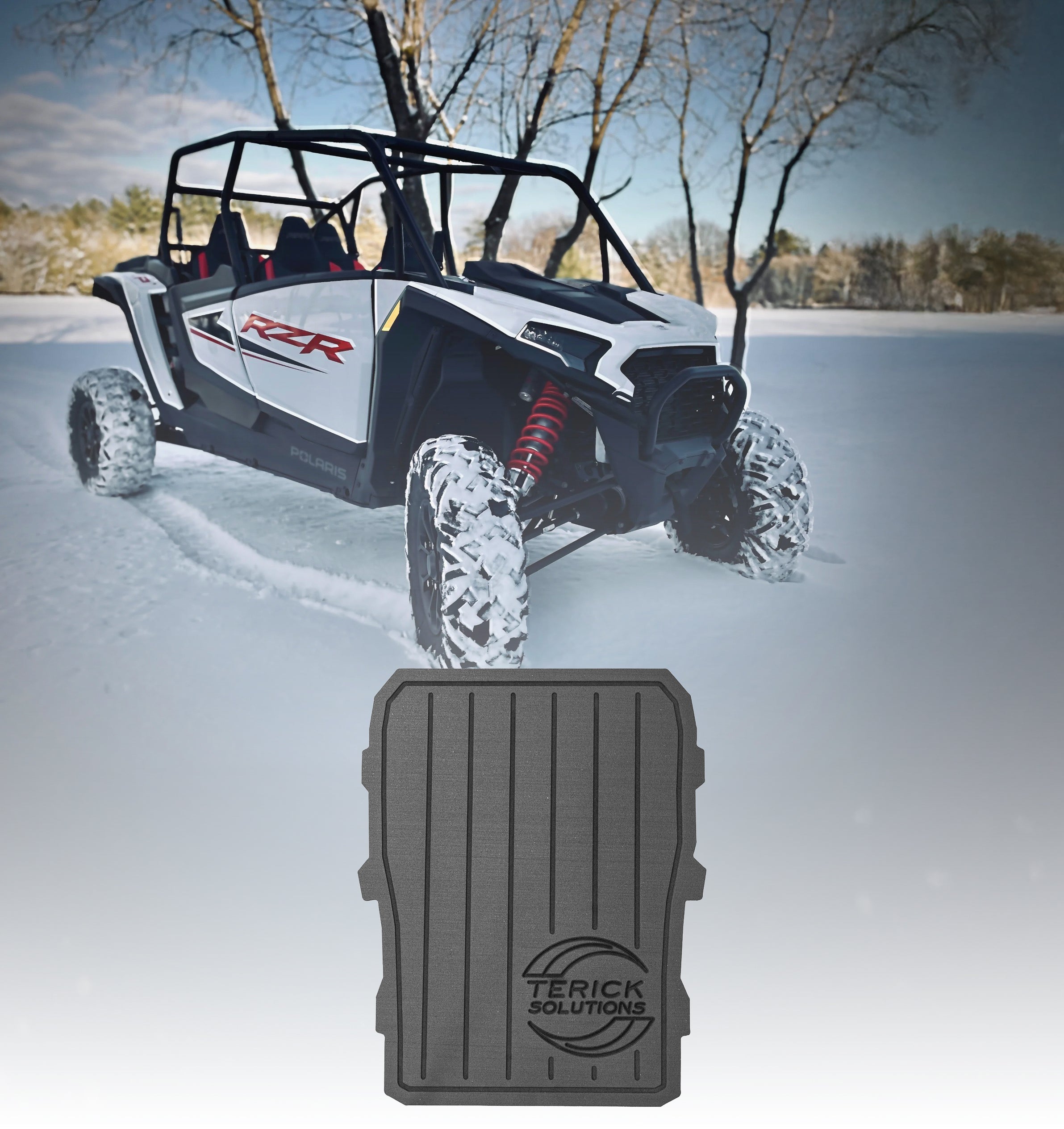 Photo of Polaris RZR XP 1000 Rubber Floor Mats by Terick Solutions - Premium UTV Rubber floor mats for UTVs / Side by Sides