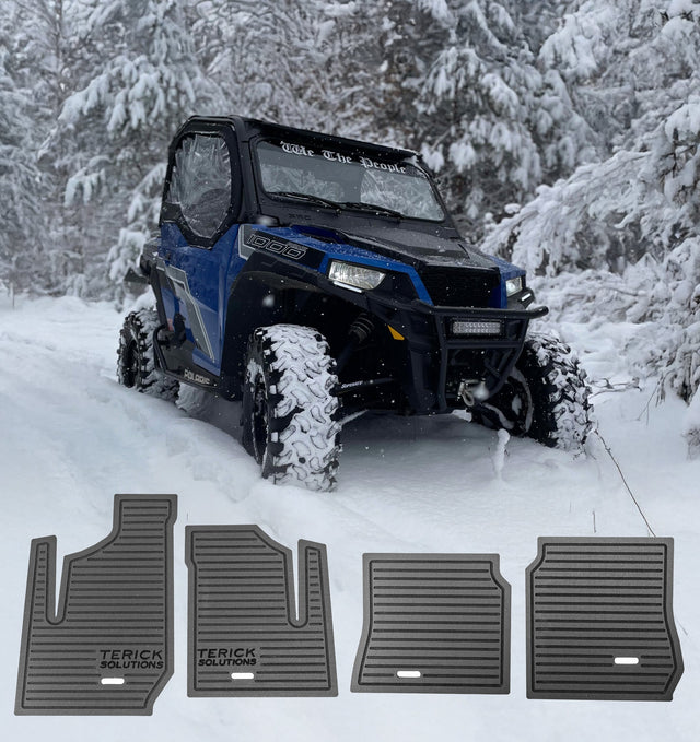 Photo of Polaris General Rubber Floor Mats by Terick Solutions - Premium UTV Rubber floor mats for UTVs / Side by Sides