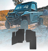 Photo of Polaris Ranger XD 1500 Rubber Floor Mats by Terick Solutions - Premium UTV Rubber floor mats for UTVs / Side by Sides