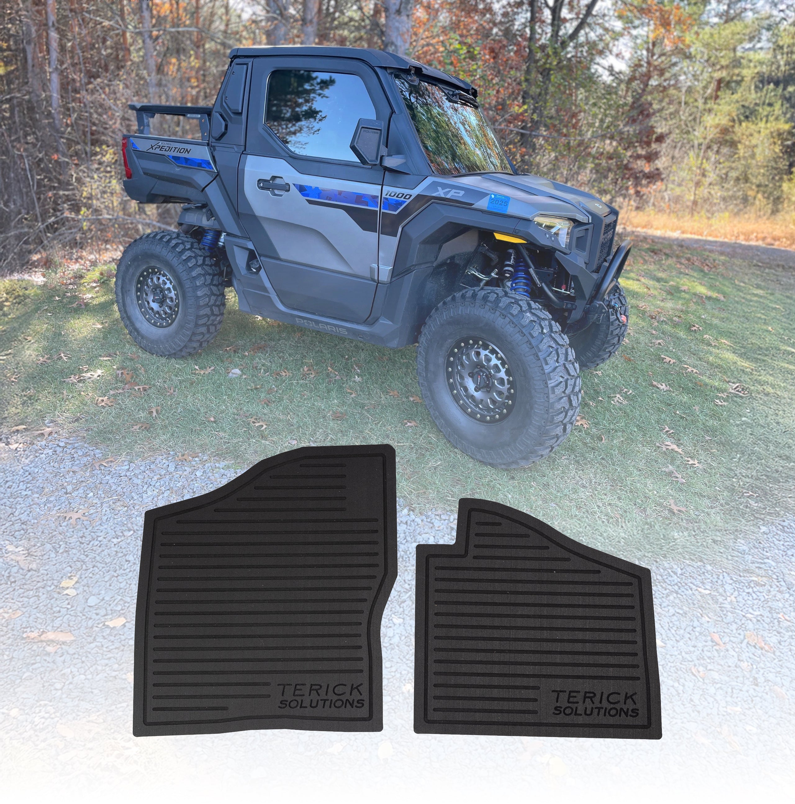 Photo of Polaris Xpedition Rubber Floor Mats by Terick Solutions - Premium UTV Rubber floor mats for UTVs / Side by Sides