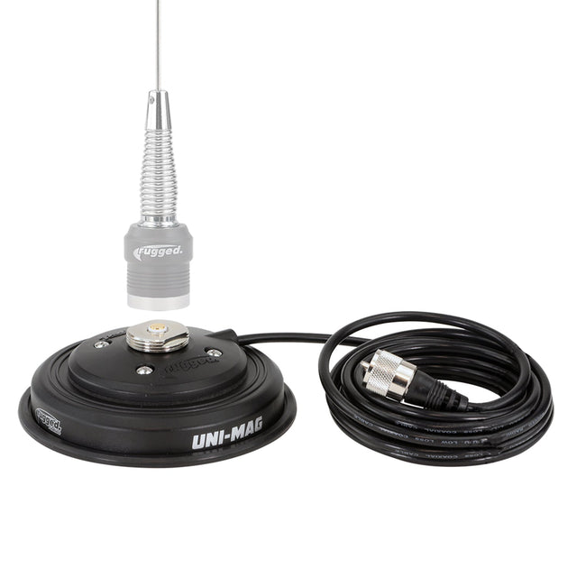 Photo of UNI-MAG Universal NMO or Magnetic Antenna Mount by Rugged Radios - Premium for UTVs / Side by Sides