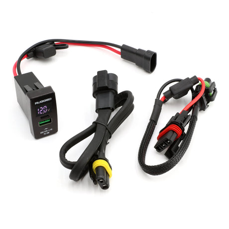 Photo of USB Rocker Switch Hub Kit for UTV Pulse Bars by Rugged Radios - Premium for UTVs / Side by Sides