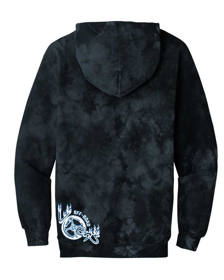 Photo of USA Hell on Wheels Unisex Pullover Hoodie by OFF-ROAD VIXENS CLOTHING CO. - Premium Ladies Hoodies for UTVs / Side by Sides