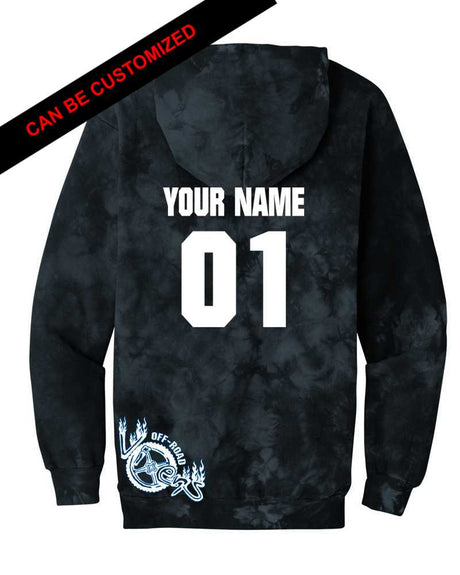 Photo of USA Hell on Wheels Unisex Pullover Hoodie by OFF-ROAD VIXENS CLOTHING CO. - Premium Ladies Hoodies for UTVs / Side by Sides