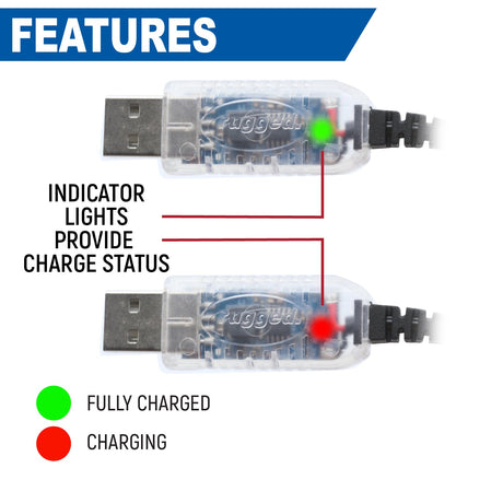Photo of USB Charging Cable for R1 - V3 - GMR2 and GMR2 PLUS Handheld Radios by Rugged Radios - Premium for UTVs / Side by Sides