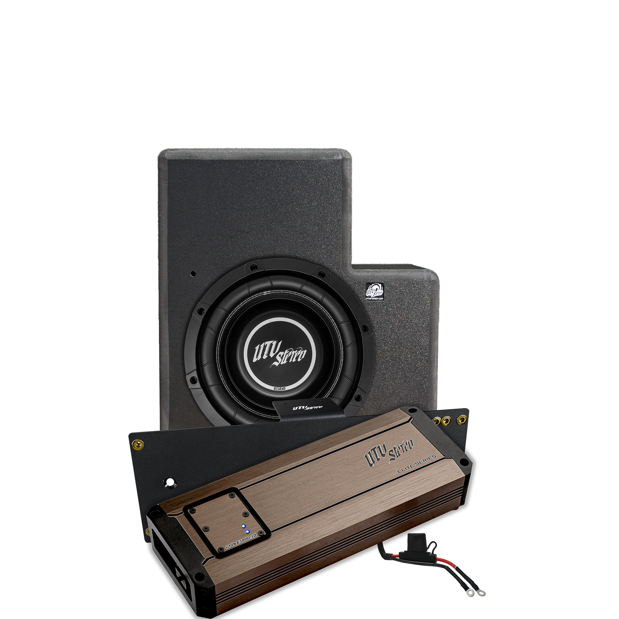 Photo of RZR® Pro Series 1200W Subwoofer Kit Subwoofer Kit | UTVS-PRO-SUB-1200-1 by UTV Stereo - Premium RZR Pro Series Subwoofer Kit for UTVs / Side by Sides