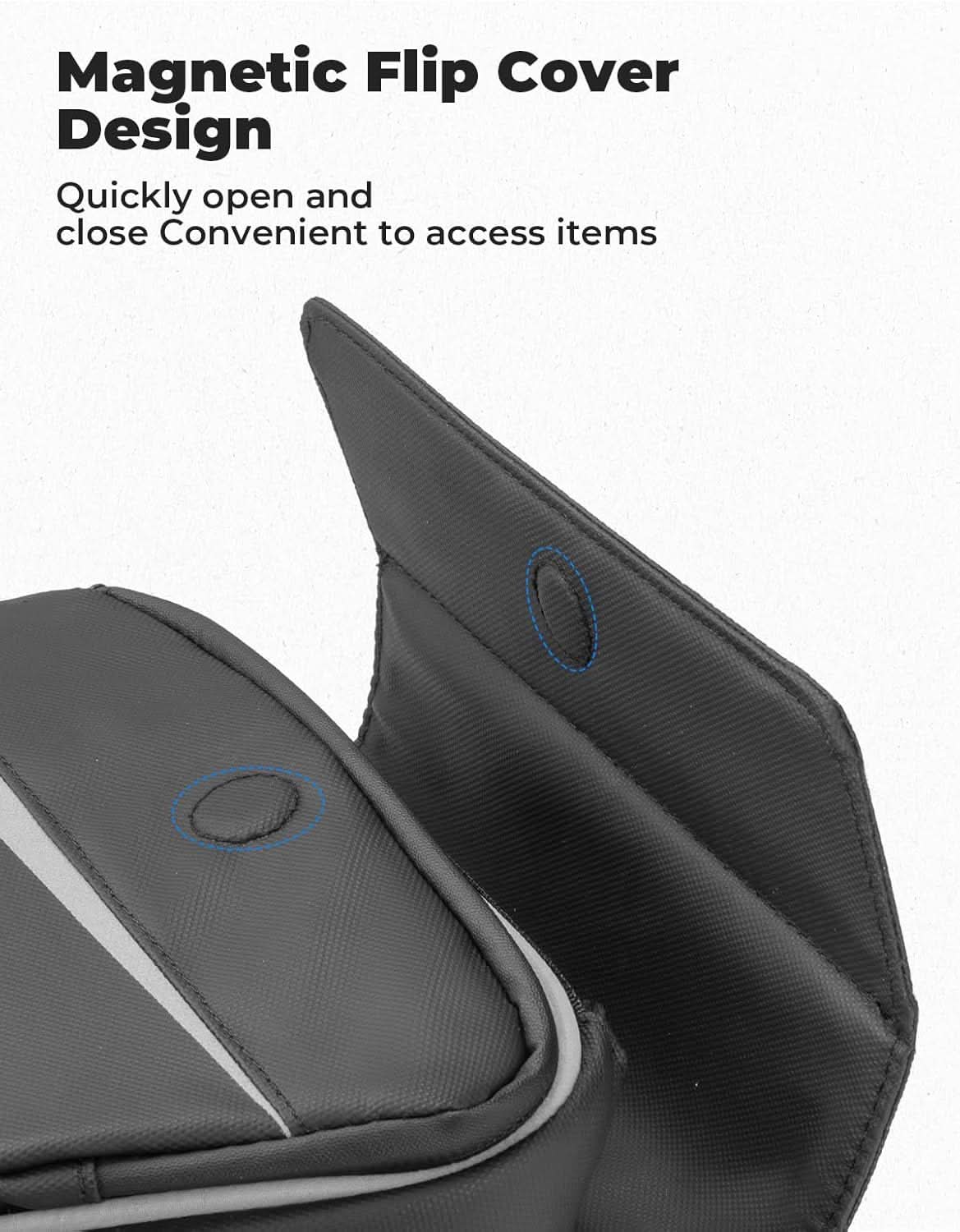 Photo of UTV Universal Center Console Bag for Can-Am, Polaris, Cfmoto, Honda by Kemimoto - Premium for UTVs / Side by Sides