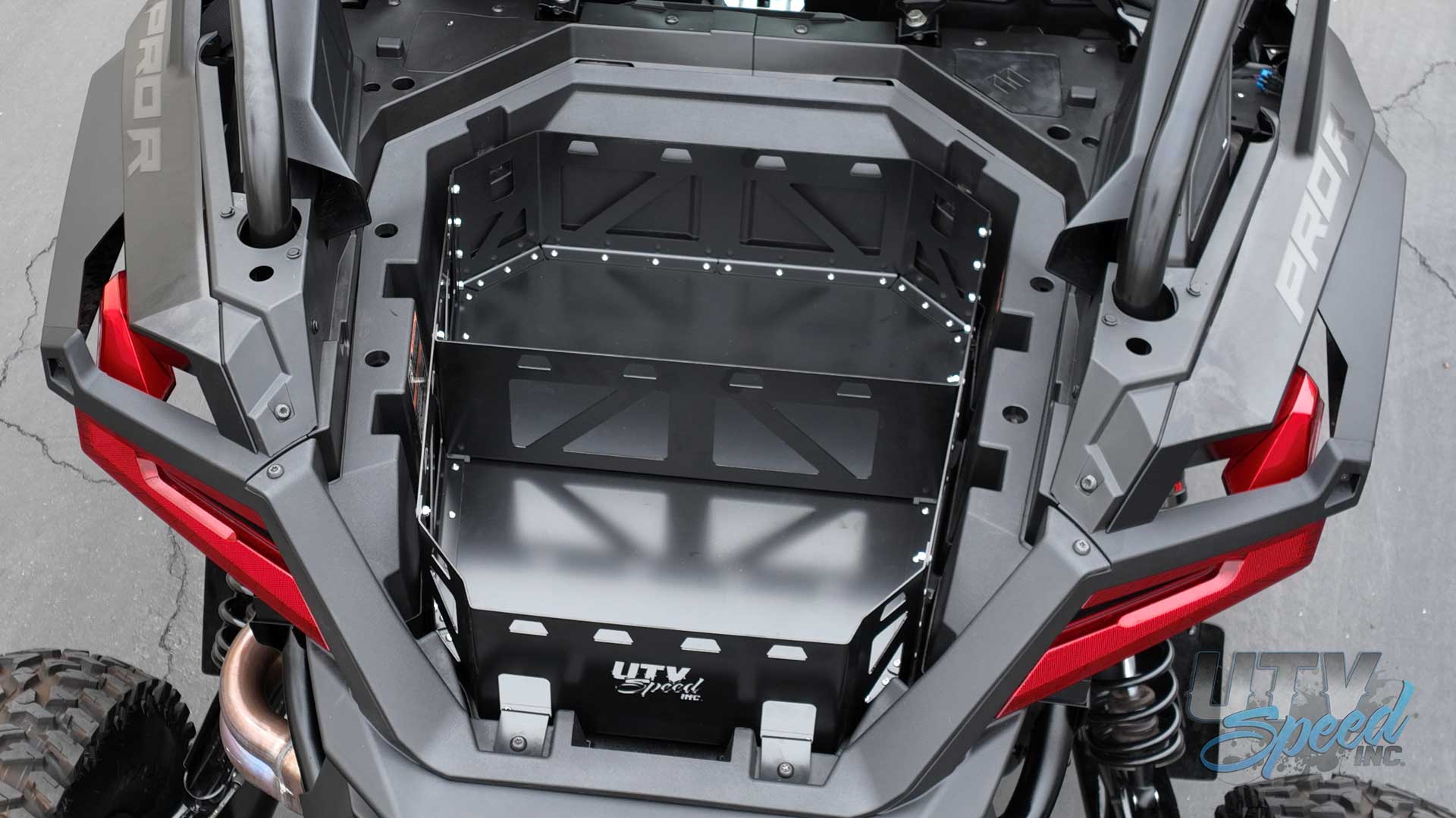 Photo of Pro XP, Pro R and Turbo R Cargo Rack Bed Box by UTV Speed by UTV SPEED - Premium UTV Performance Accessories for UTVs / Side by Sides