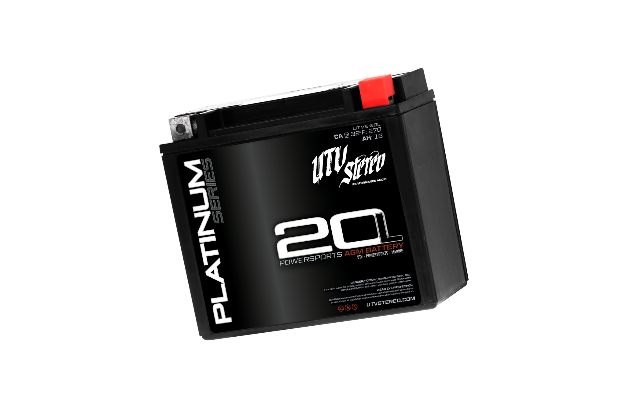 Photo of Platinum Series AGM 20L Battery | UTVS-20L by UTV Stereo - Premium Can-Am X3 Battery for UTVs / Side by Sides