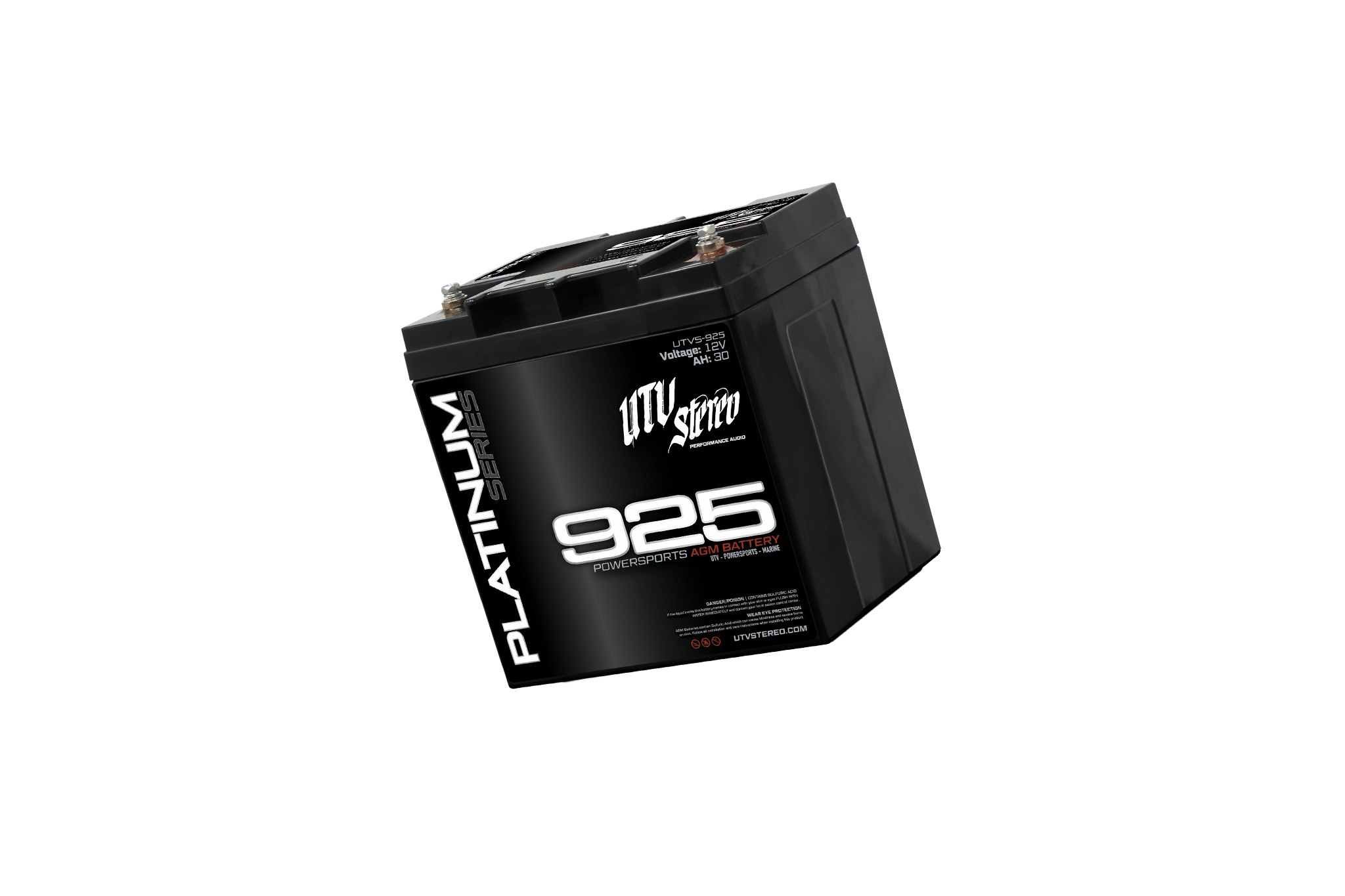 Photo of Platinum Series AGM 925 Battery | UTVS-925 by UTV Stereo - Premium Powersports AGM Battery for UTVs / Side by Sides