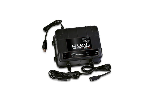 Photo of Dual-Bank Battery Charger / Maintainer | UTVS-BCM2 by UTV Stereo - Premium Battery Charger/Maintainer for UTVs / Side by Sides