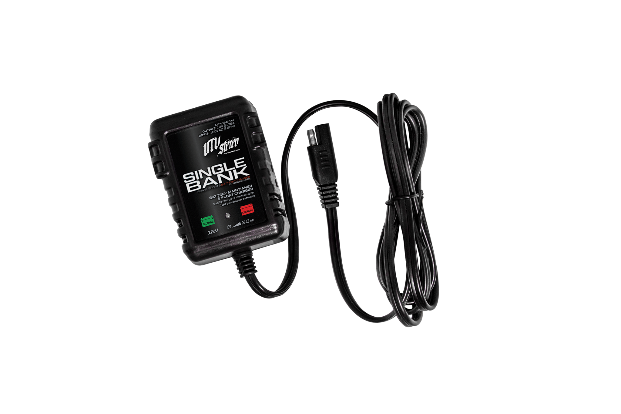 Photo of 12V Automatic Battery Charger/Maintainer | UTVS-BCM by UTV Stereo - Premium Battery Charger/Maintainer for UTVs / Side by Sides