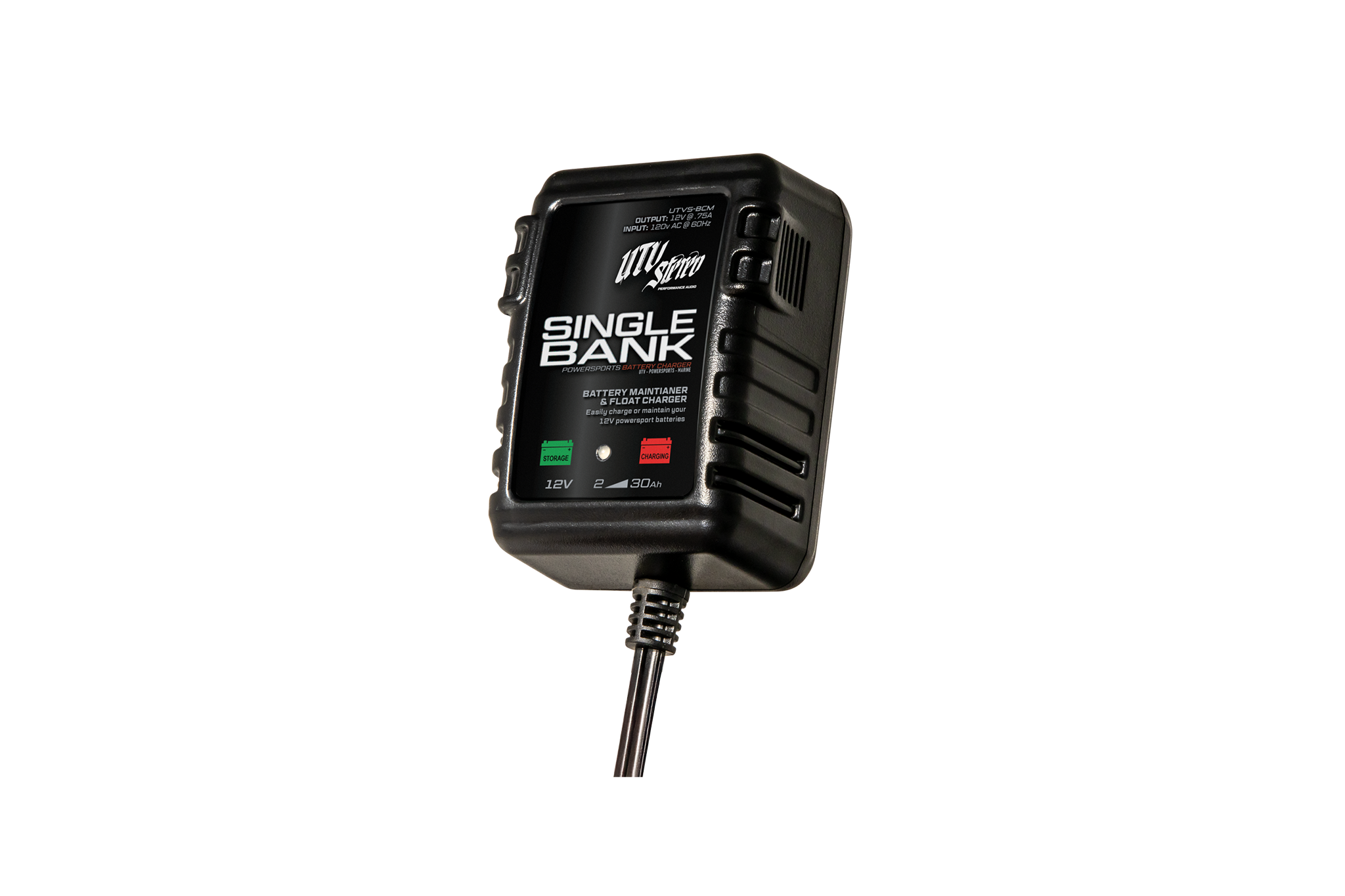 Photo of 12V Automatic Battery Charger/Maintainer | UTVS-BCM by UTV Stereo - Premium Battery Charger/Maintainer for UTVs / Side by Sides