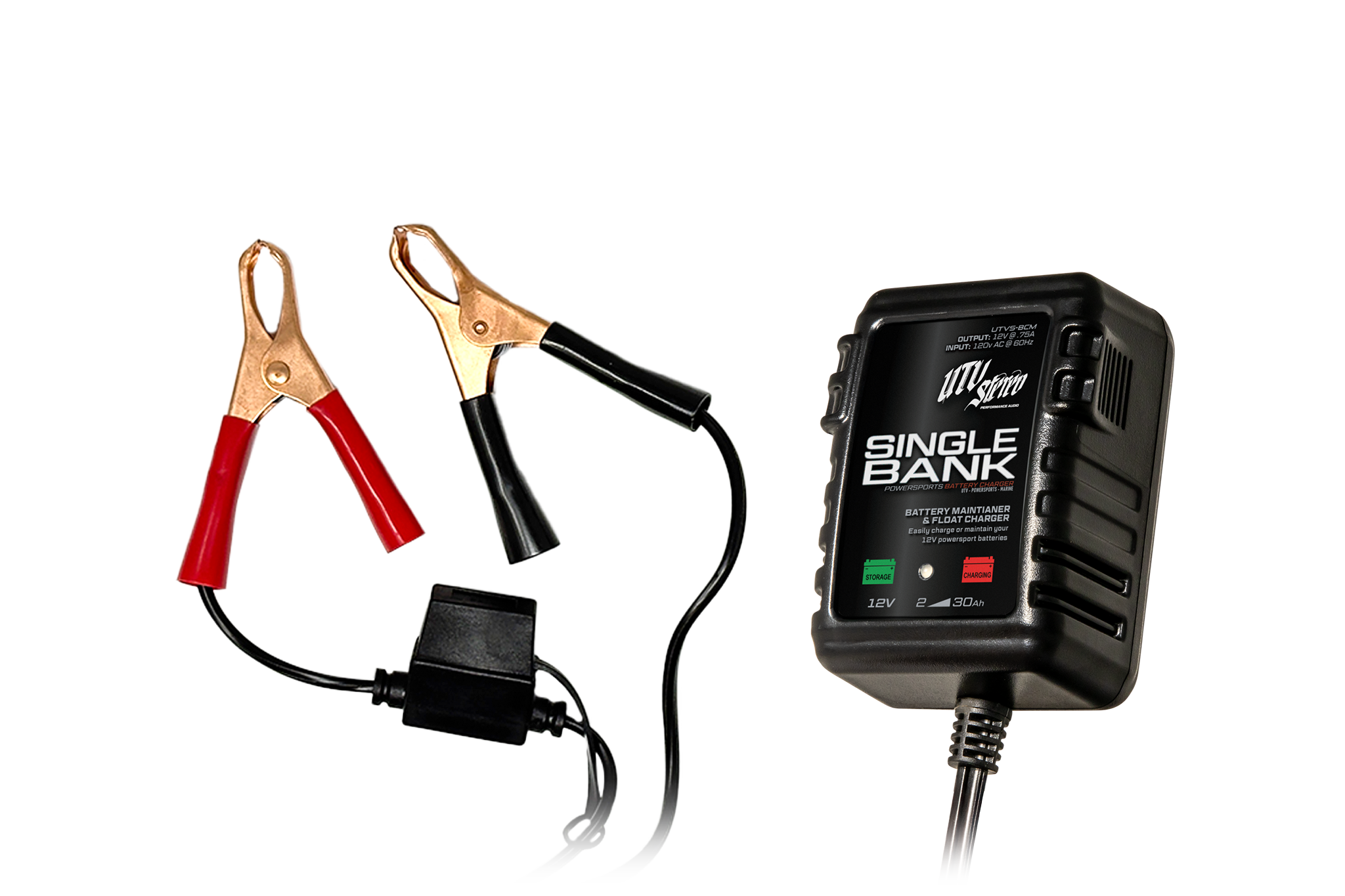 Photo of 12V Automatic Battery Charger/Maintainer | UTVS-BCM by UTV Stereo - Premium Battery Charger/Maintainer for UTVs / Side by Sides