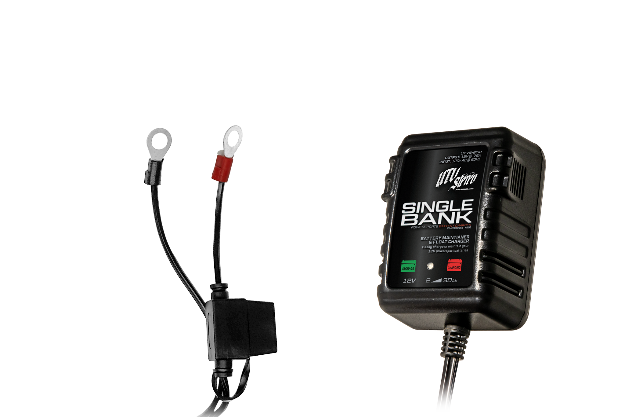 Photo of 12V Automatic Battery Charger/Maintainer | UTVS-BCM by UTV Stereo - Premium Battery Charger/Maintainer for UTVs / Side by Sides