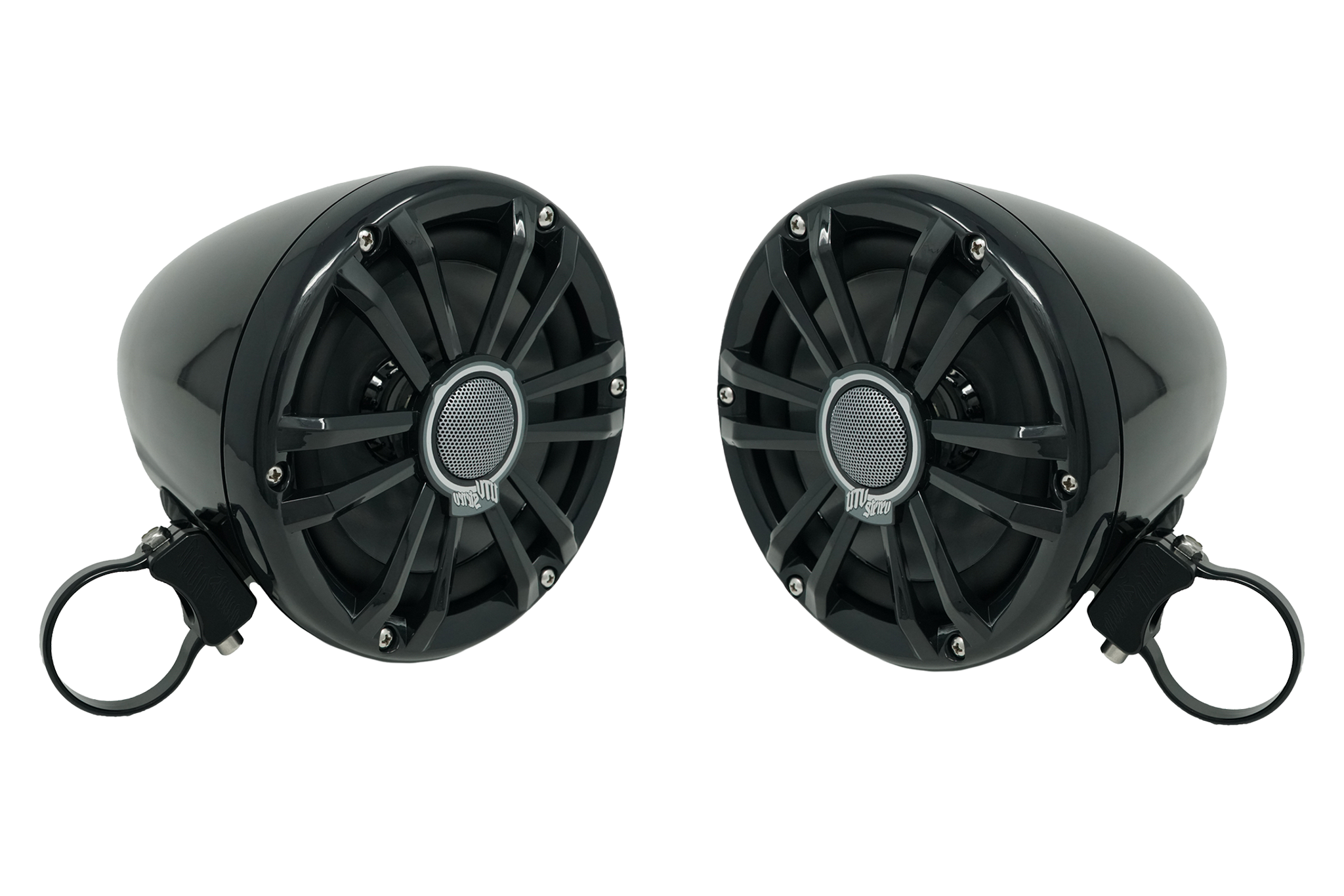Photo of 6.5" Cage Mount Pods - Unloaded (Pair) | UTVS-CP65 by UTV Stereo - Premium 6.5in Powersports Speaker Enclosures for UTVs / Side by Sides