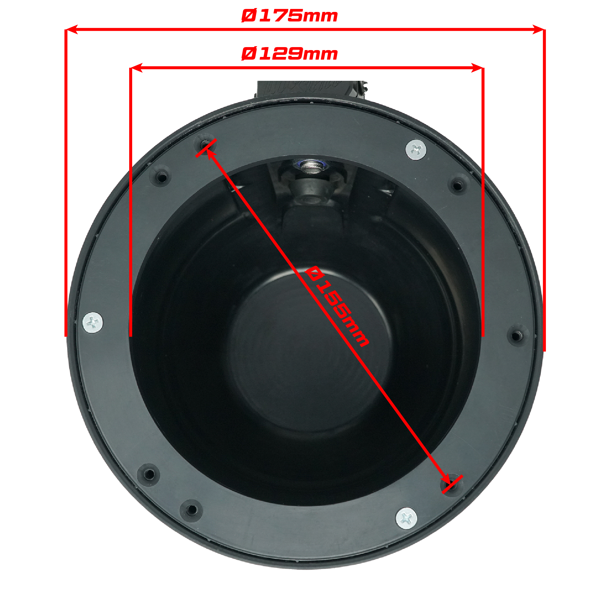 Photo of 6.5" Cage Mount Pods - Unloaded (Pair) | UTVS-CP65 by UTV Stereo - Premium 6.5in Powersports Speaker Enclosures for UTVs / Side by Sides