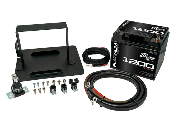 Photo of Can-Am® Defender 2nd Battery Kit | UTVS-DEF-2BATT-KIT by UTV Stereo - Premium Defender 2nd Battery Kit for UTVs / Side by Sides