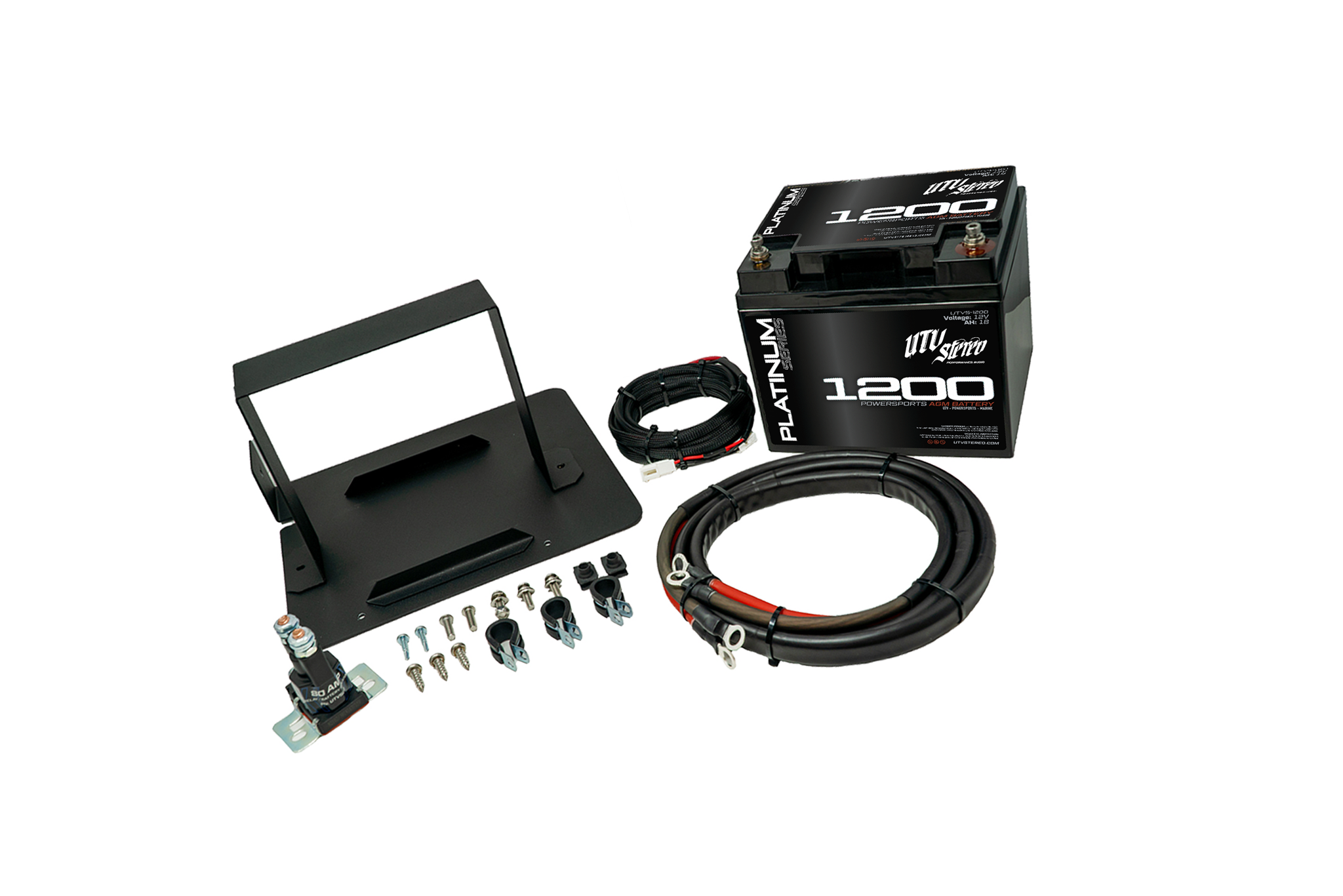 Photo of Can-Am® Defender 2nd Battery Kit | UTVS-DEF-2BATT-KIT by UTV Stereo - Premium Defender 2nd Battery Kit for UTVs / Side by Sides