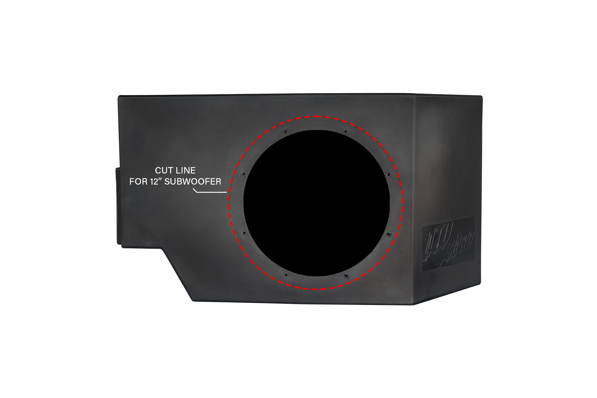 Photo of Can-Am® Defender 1200W Single Driver Side 10" Subwoofer Kit | UTVS-DEF-SUB-1200-DRIVER by UTV Stereo - Premium Can-Am Defender Subwoofer Enclosure for UTVs / Side by Sides