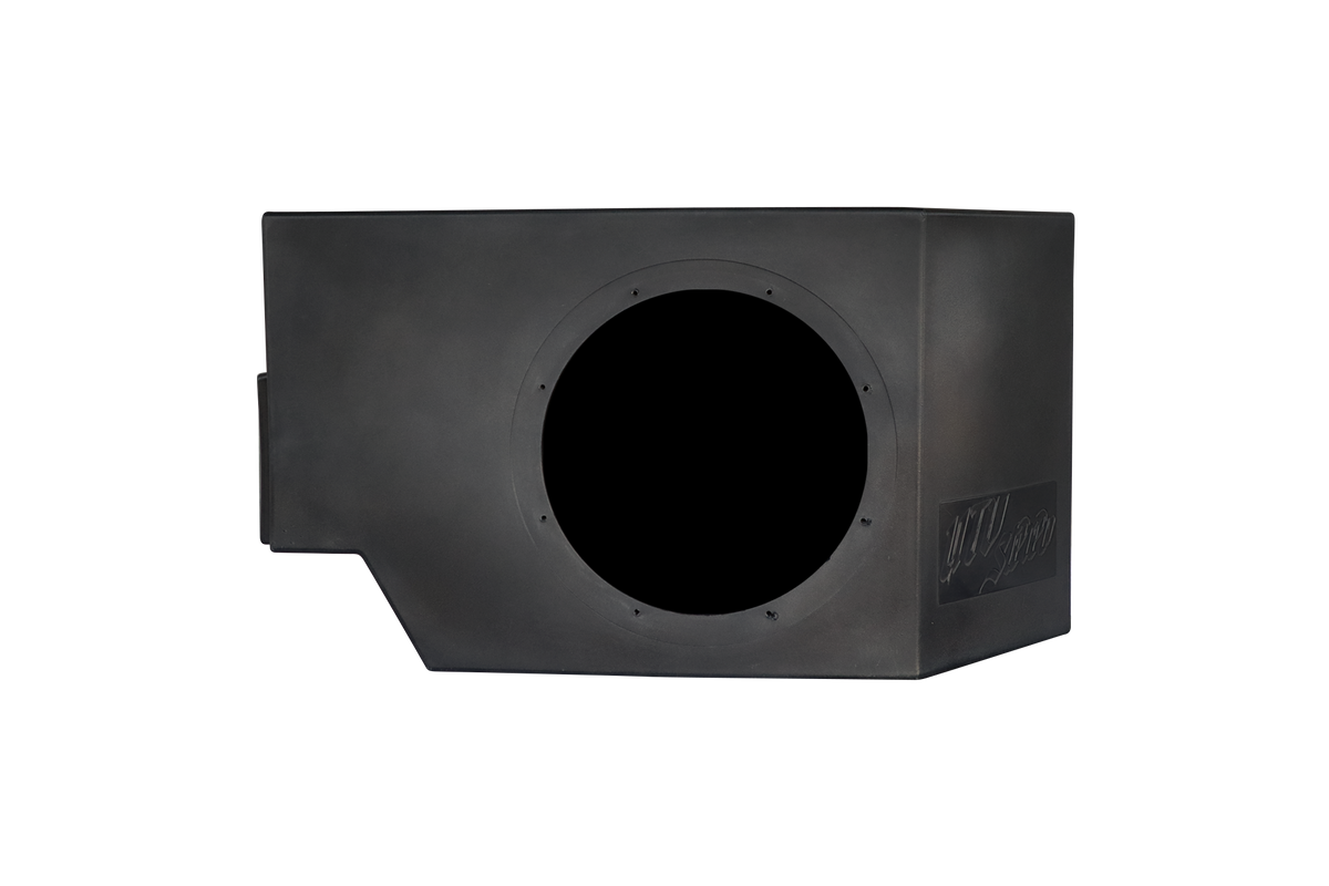 Can-Am® Defender HD11 Vented 10" Rear Passenger Subwoofer Enclosure Unloaded | UTVS-DEF2-VENC-PASS-10-REAR
