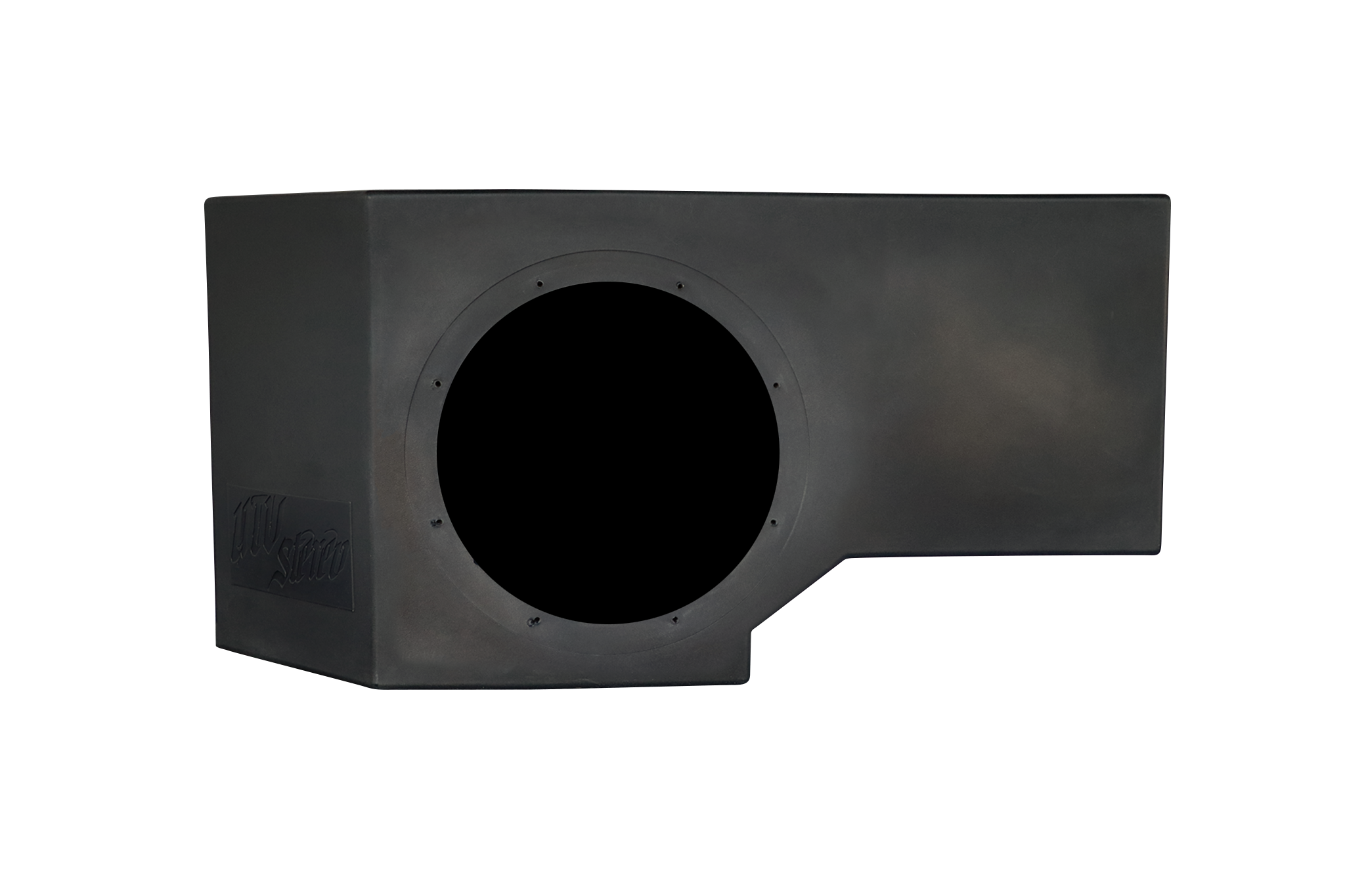 Photo of Can-Am® Defender Vented 10" Passenger Subwoofer Enclosure Unloaded | UTVS-DEF-VENC-PASS by UTV Stereo - Premium Can-Am Defender Subwoofer Enclosure for UTVs / Side by Sides