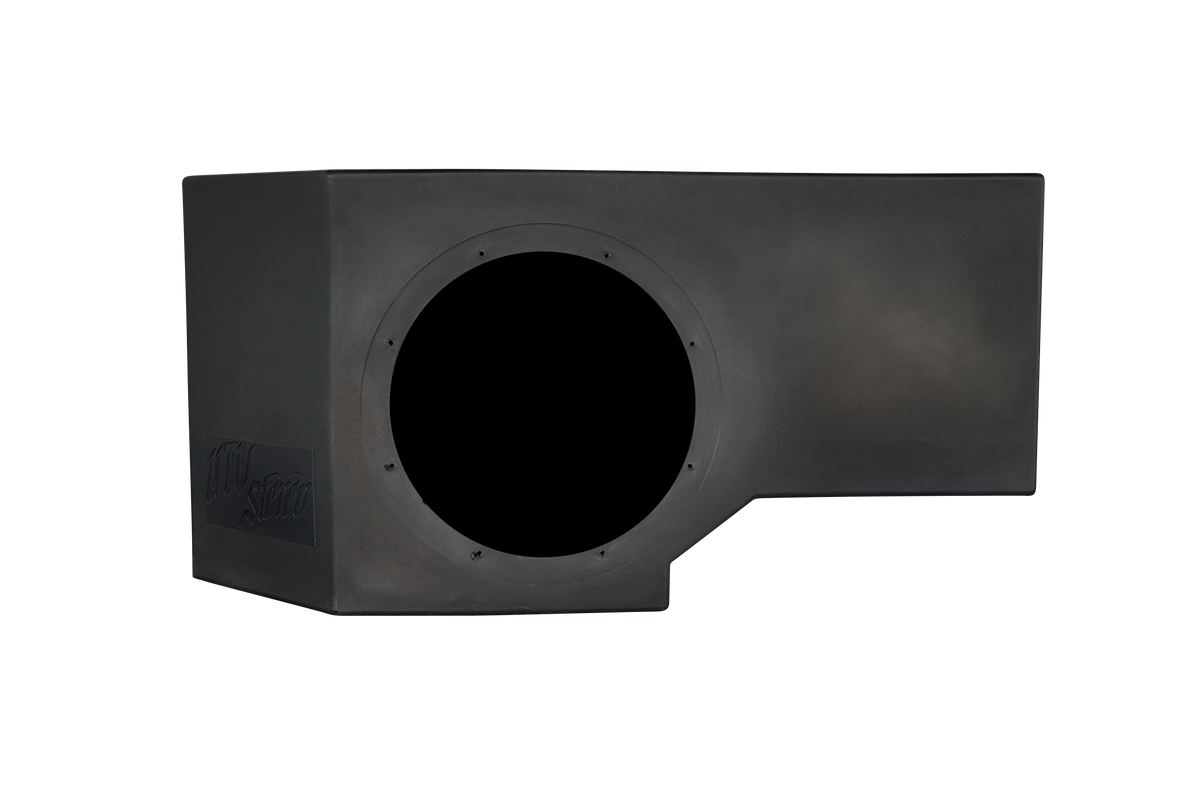 Can-Am® Defender HD11 Vented 10" Rear Passenger Subwoofer Enclosure Unloaded | UTVS-DEF2-VENC-PASS-10-REAR