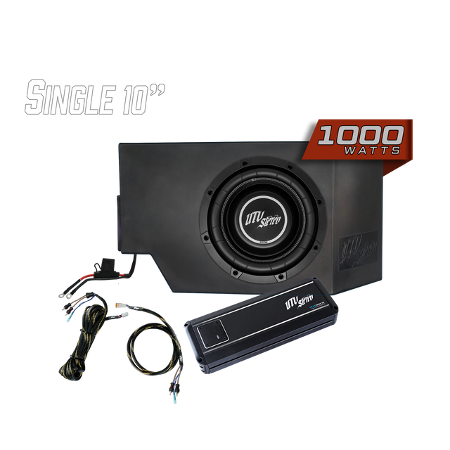 Photo of Can-Am® Defender 1000W Single Driver Side 10" Subwoofer Kit | UTVS-DEF-SUB-1000-DRIVER by UTV Stereo - Premium Can-Am Defender Subwoofer Enclosure for UTVs / Side by Sides