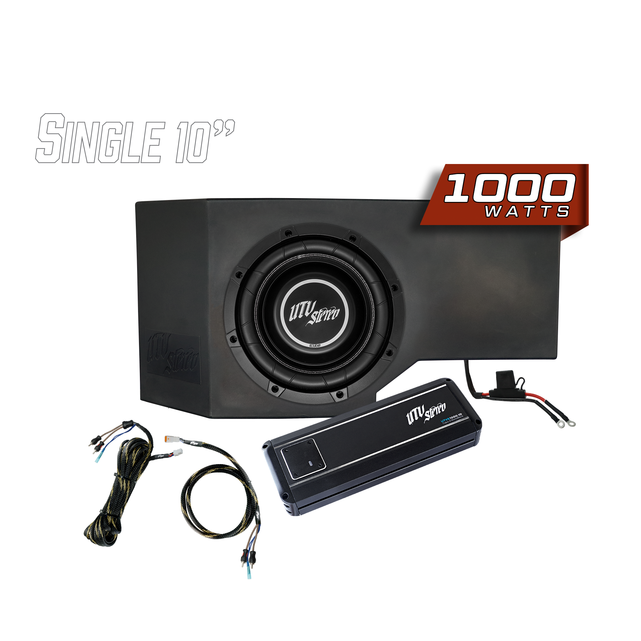 Photo of Can-Am® Defender 1000W Single Passenger Side 10" Subwoofer Kit | UTVS-DEF-SUB-1000-PASS by UTV Stereo - Premium Can-Am Defender Subwoofer Enclosure for UTVs / Side by Sides