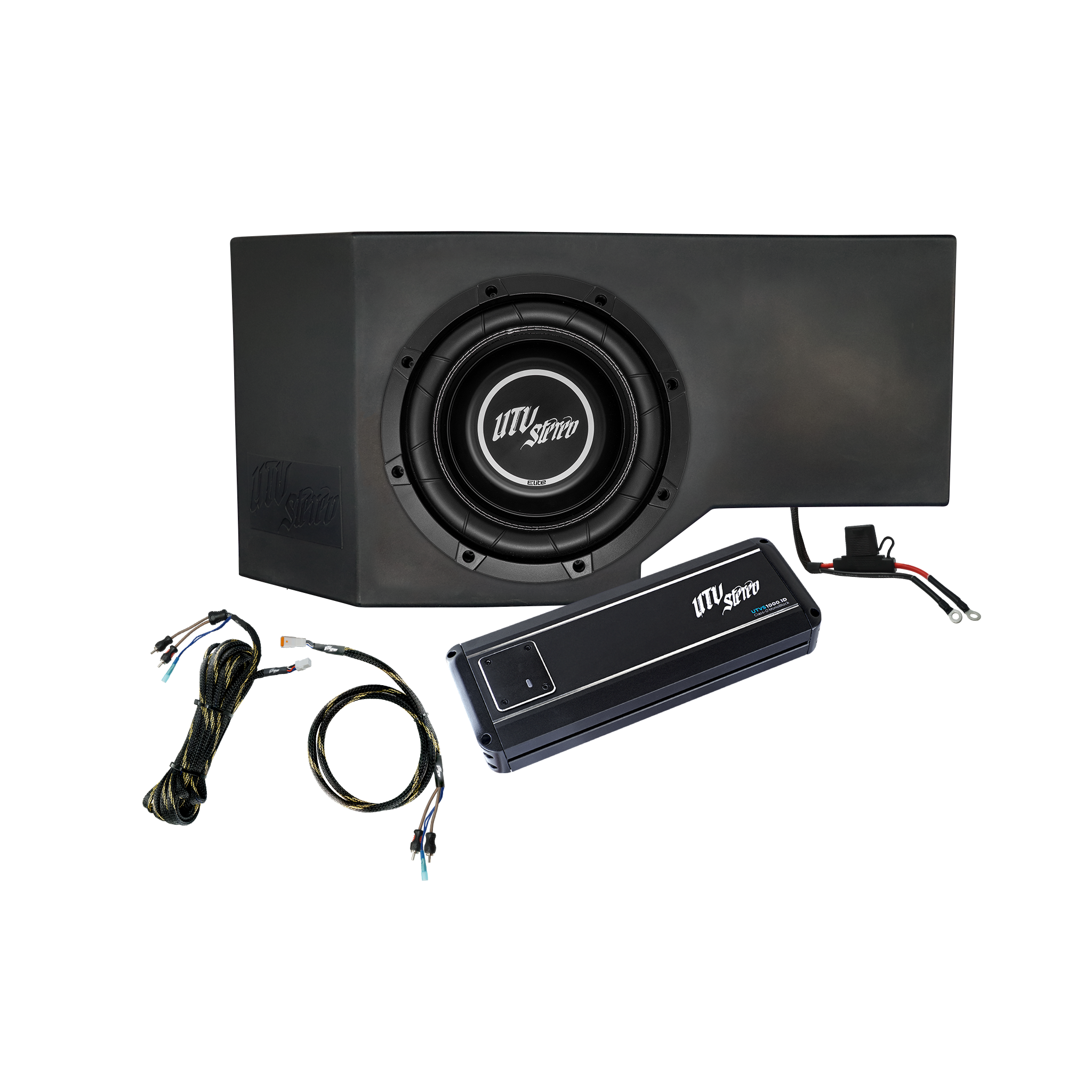 Photo of Can-Am® Defender 1000W Single Passenger Side 10" Subwoofer Kit | UTVS-DEF-SUB-1000-PASS by UTV Stereo - Premium Can-Am Defender Subwoofer Enclosure for UTVs / Side by Sides
