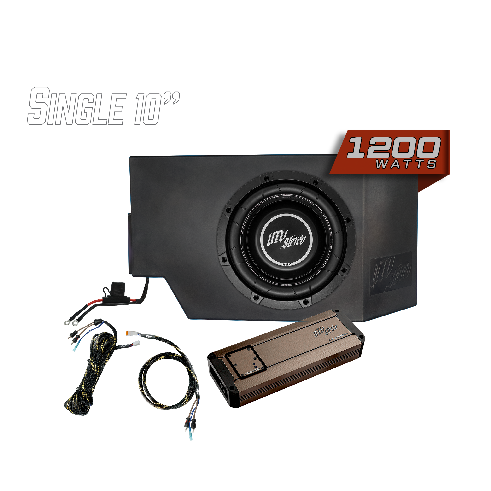 Photo of Can-Am® Defender 1200W Single Driver Side 10" Subwoofer Kit | UTVS-DEF-SUB-1200-DRIVER by UTV Stereo - Premium Can-Am Defender Subwoofer Enclosure for UTVs / Side by Sides
