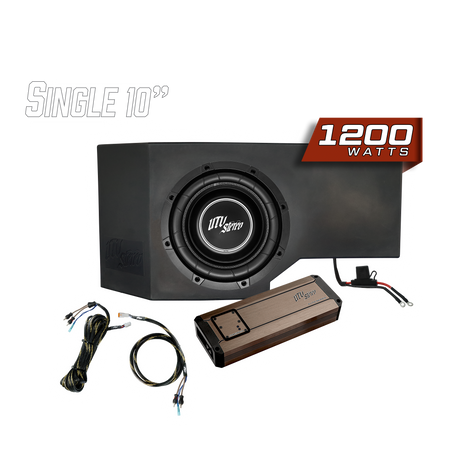 Can-Am® Defender HD10 1200W Single Side 10" Subwoofer Kit  | UTVS-DEF-SUB-1200